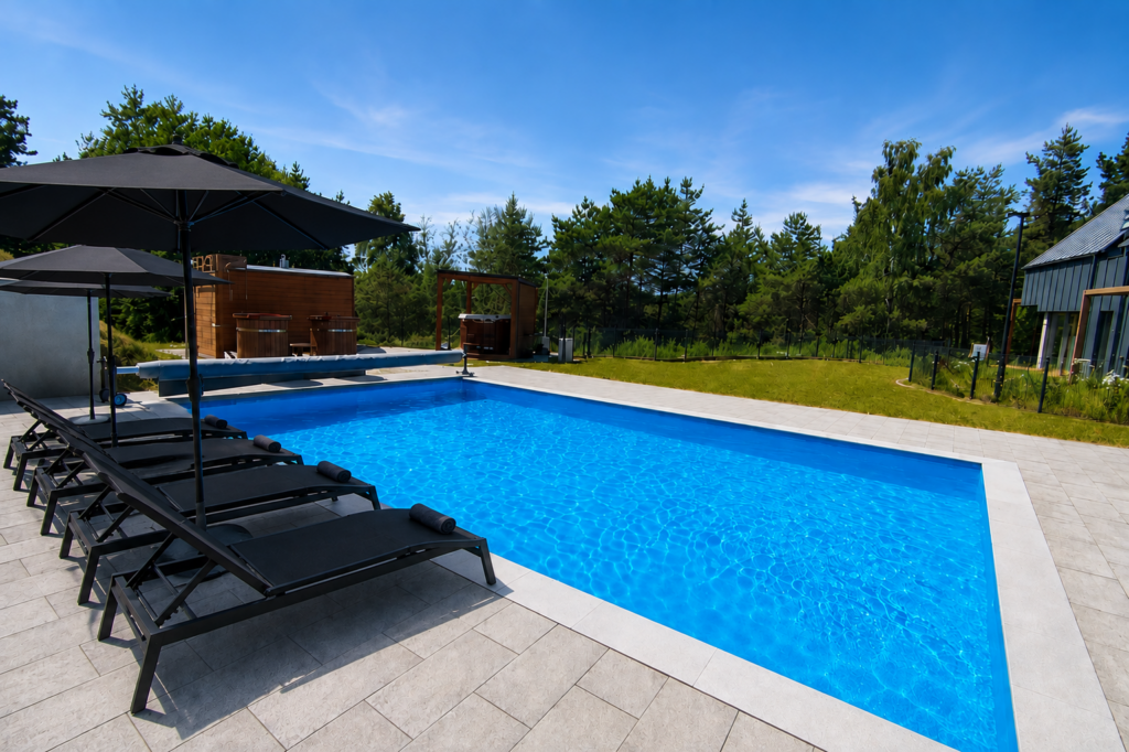 Buitenzwembad · Villa Alcmaria